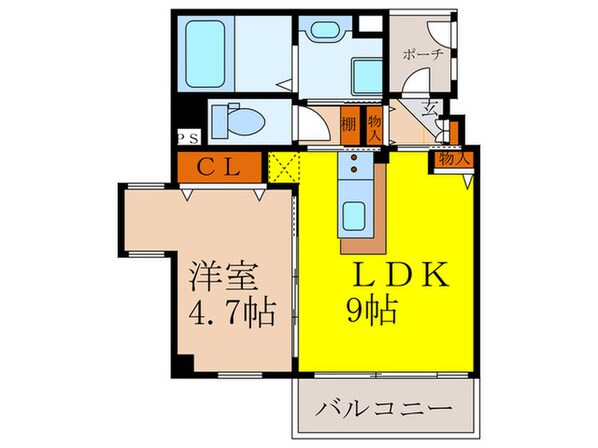 イ－ストコア新大阪の物件間取画像